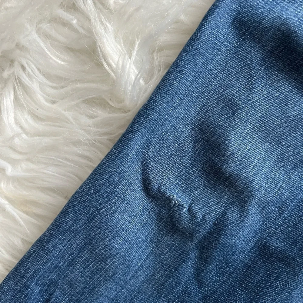 Frame Mid Rise Slim Kick Boot Cut Cropped Jeans - Picture 6 of 11